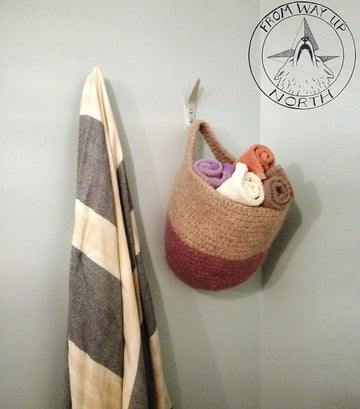 Felted Hanging Basket