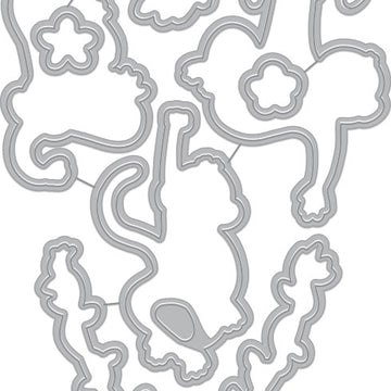 Hero Arts Frame Cut Dies - Thanks A Bunch Monkeys