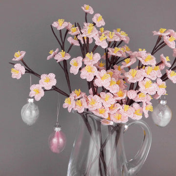 Cherry blossom twigs spring decor