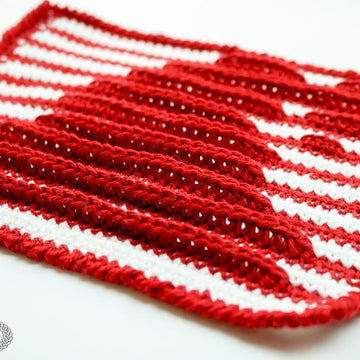 Illusion Santa Hat Washcloth