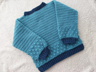 Crochet Sweater Pattern for Kids Easy Baby Jumper Pattern Beginner Toddler Pullover Crochet Winter Crochet PDF Handmade Baby Clothes DIY