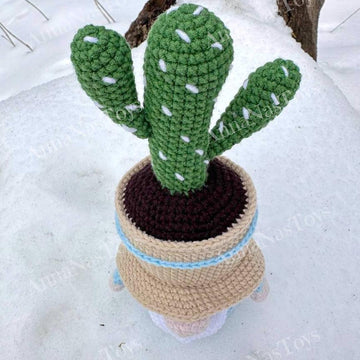 Gnome-cactus in a pot 2