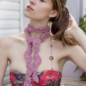 Easy Infinity Scarf Valentine Hearts Neck Warmer Designer