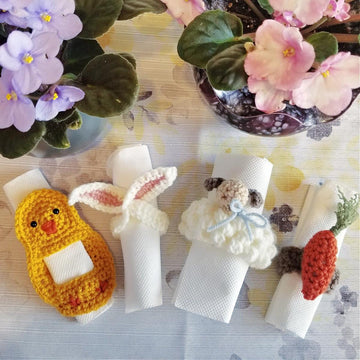 Easter Crochet Napkin Rings