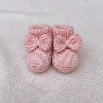 Bow Baby Booties