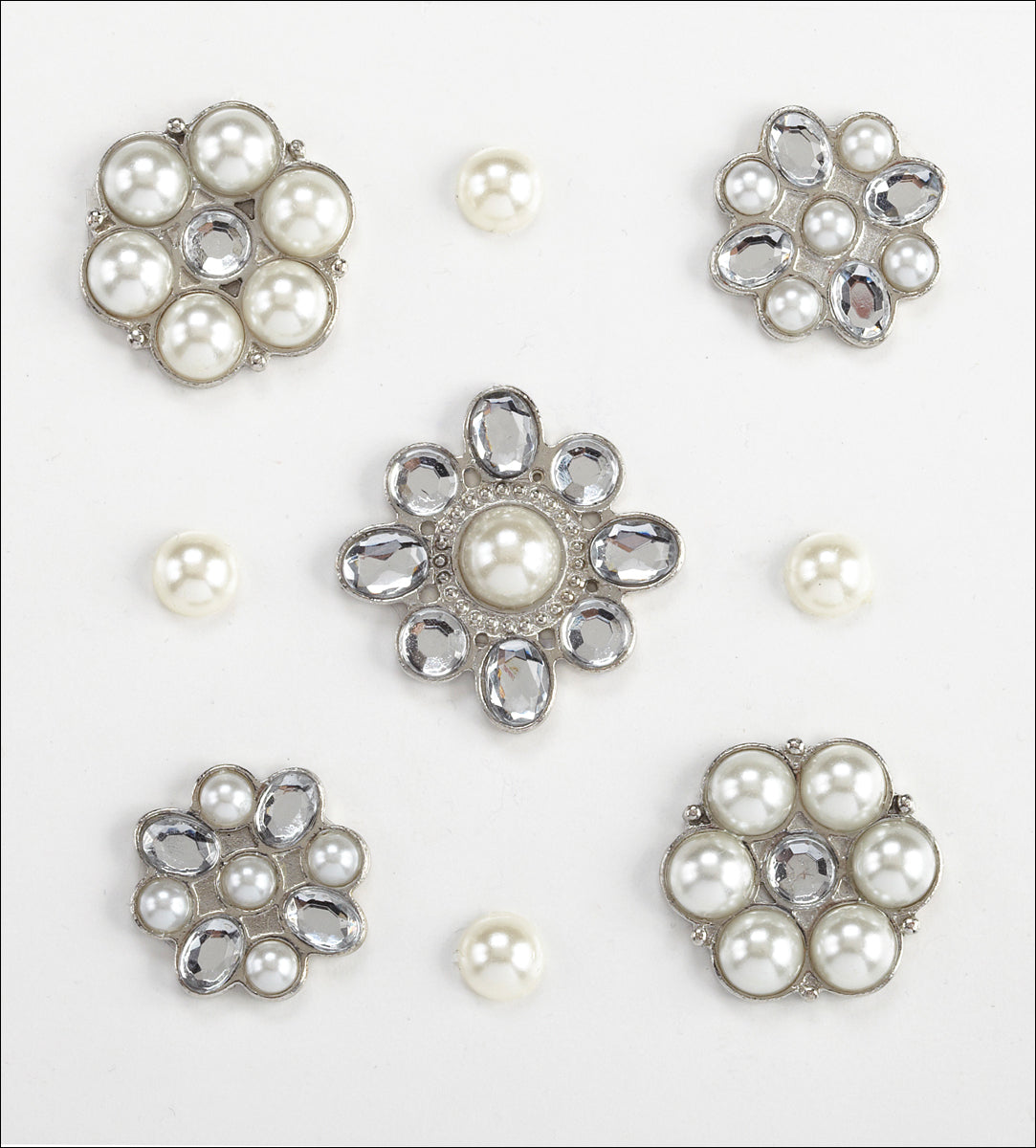 Jolee's Boutique Dimensional Stickers - Pearl & Gem Clusters