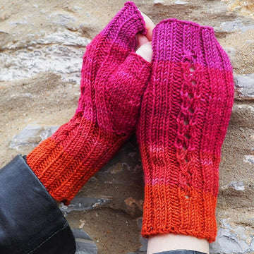 I Love A Theme Fingerless Mitts