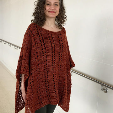 Crochet Poncho Pattern: Perks-Me-Up Poncho