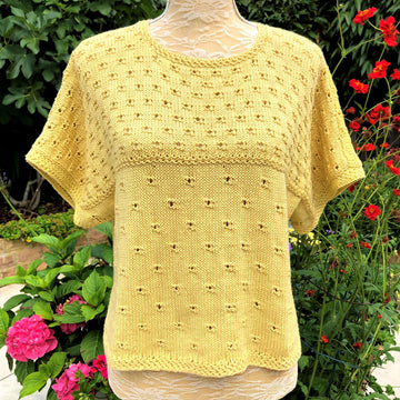 Oversized Eyelet Top