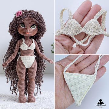 Crochet Doll Base Pattern - 12” Michelle Amigurumi PDF