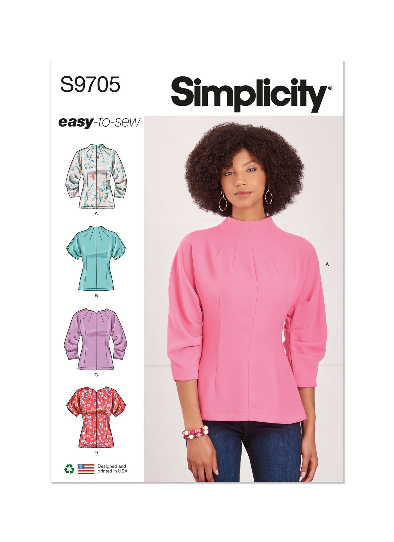 Simplicity Misses' Tops S9705 - Sewing Pattern