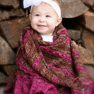 Sophie's Rose Shawlette