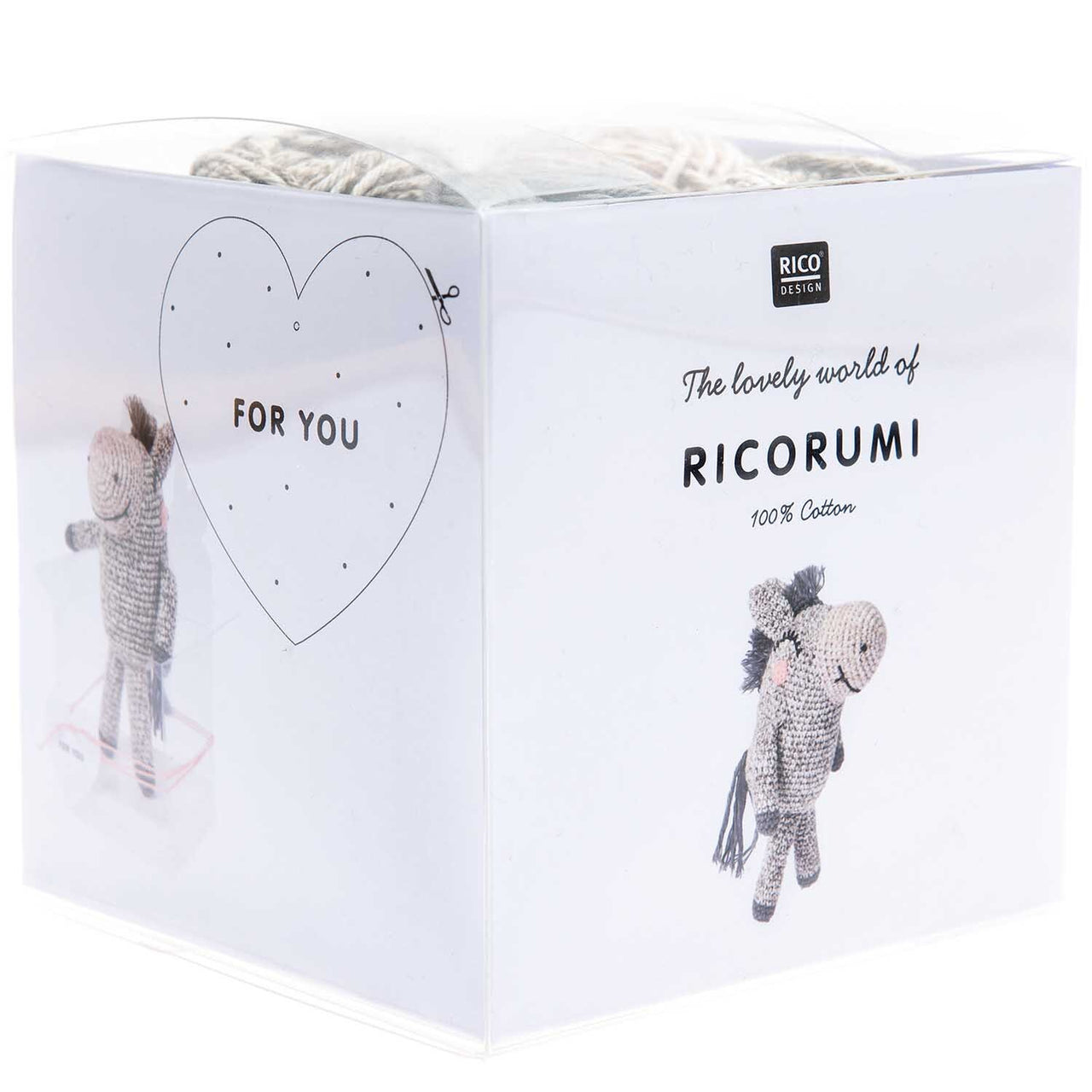 Rico Ricorumi Crochet Kit - Wild Animals Donkey