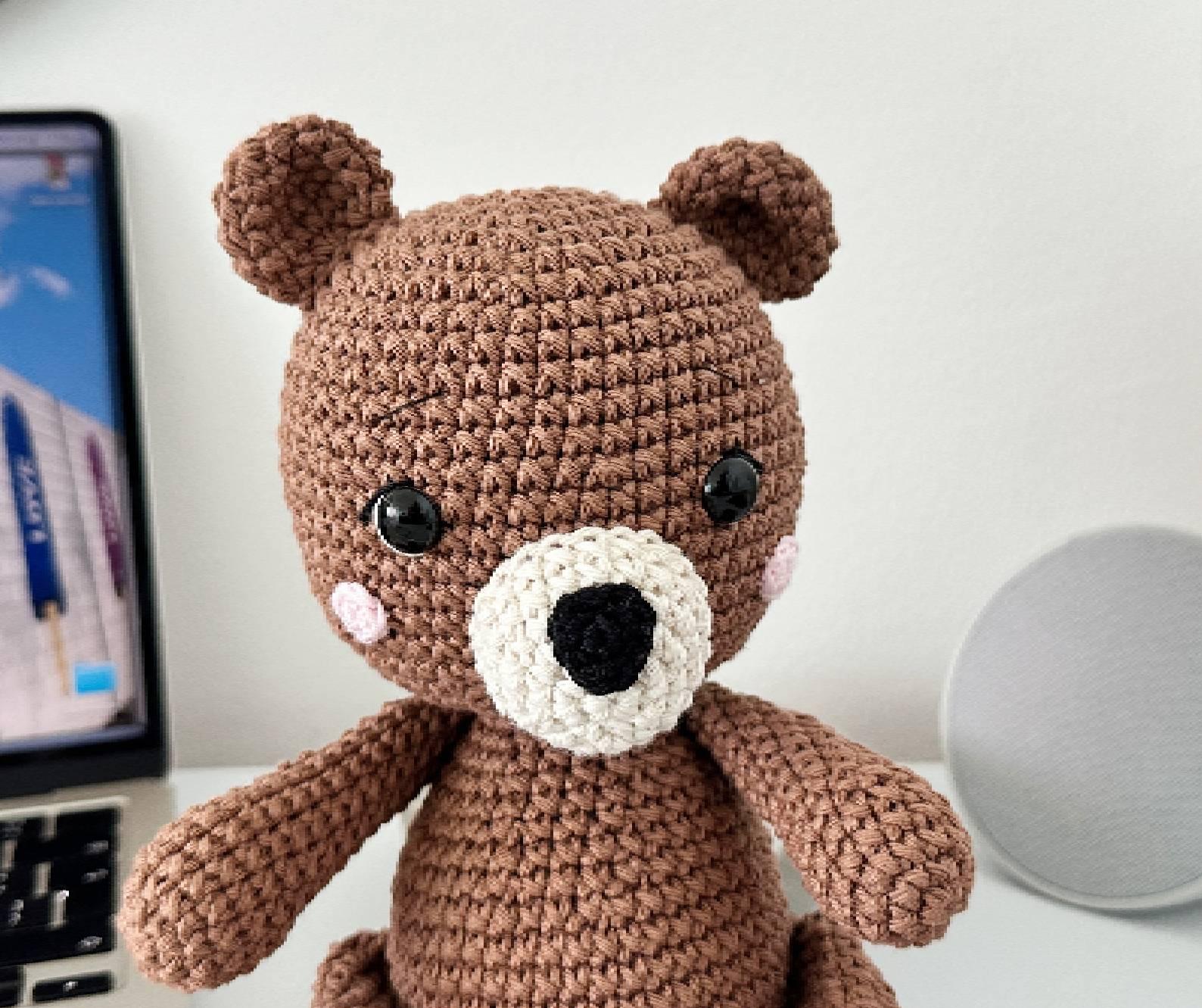 Bear Amigurumi Crochet Pattern PDF – Bear Soft Toy, Stuffed Animal Tutorial