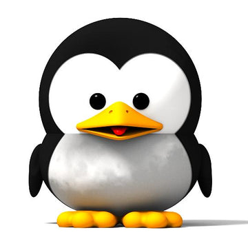 Baby Tux Illusion Blanket