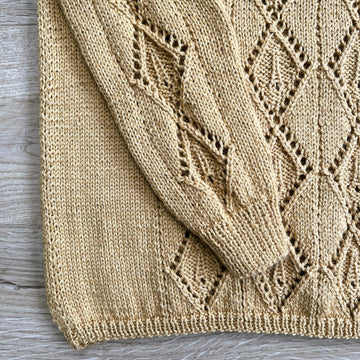 Corrynn, Diamond Patterned Sweater