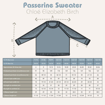 Passerine Feather Raglan Crop Sweater
