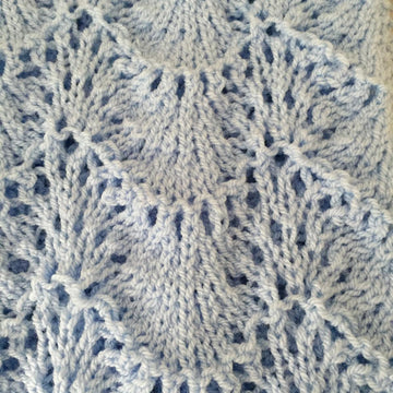Shells & Lace Baby Blanket