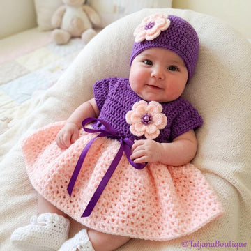 Baby Dress and Hat