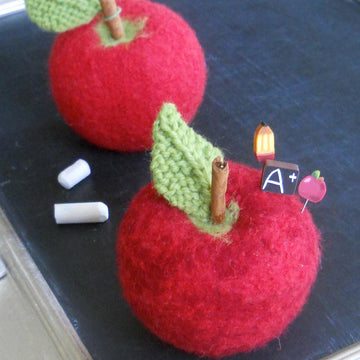 Felted Apple Pincushion