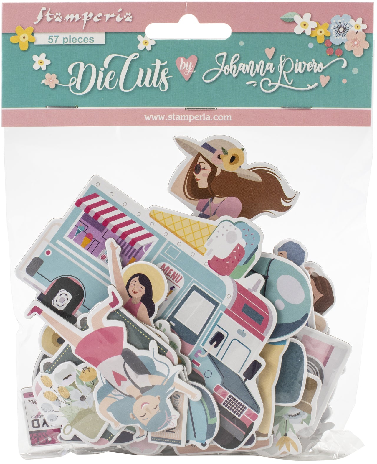 Stamperia Intl Stamperia Die-Cuts 57/Pkg - Aires De Libertad By Johanna Rivero