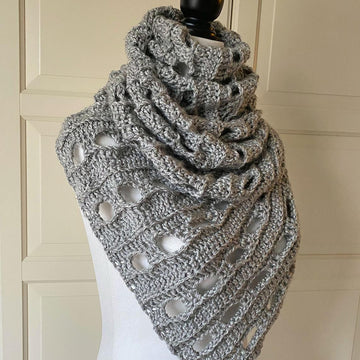 Easy Scarf Pattern: Easy-Drapey One-Rectangle Cowl-Scarf