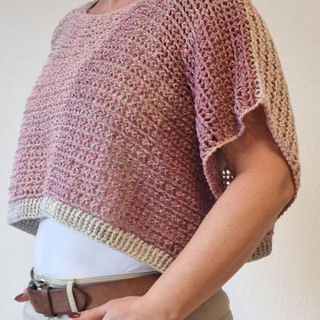 Häkelanleitung für das oversize Crop - Shirt "Das Sommerdingens
