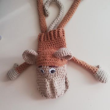 Monkey Crochet Hand Puppet