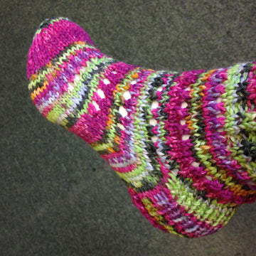 Holes and Slip DK Socks