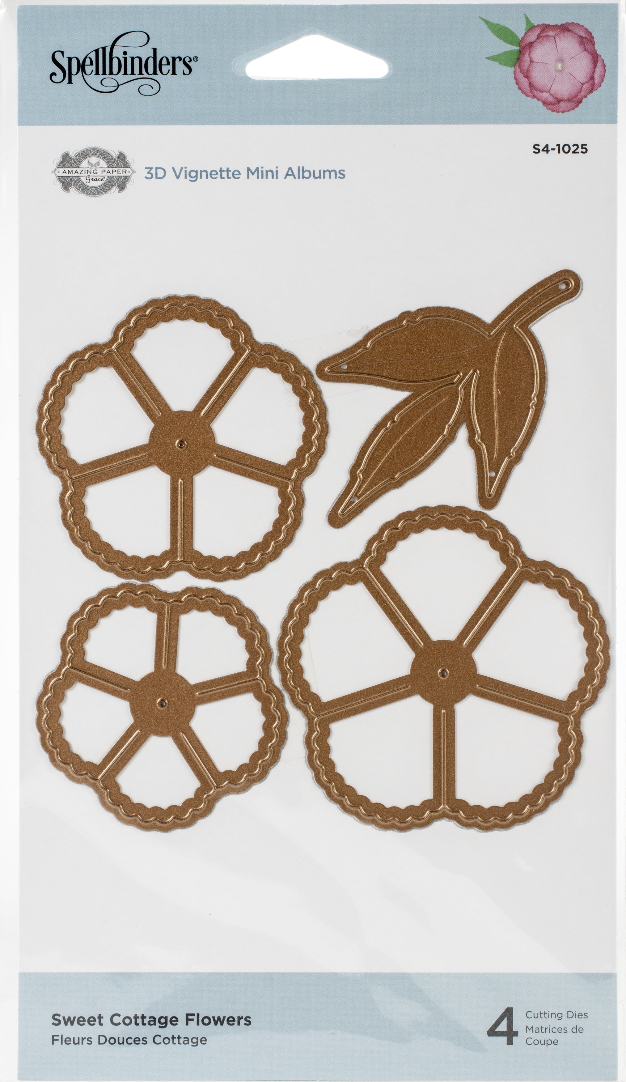 Spellbinders Shapeabilities Dies By Becca Feeken - Sweet Cottage Flowers