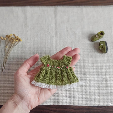 Tiny dress with embroidery