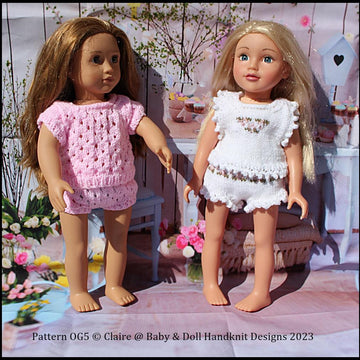 Vest & Pants Sets for 18 inch fashion doll, fits Our Generation & American Girl