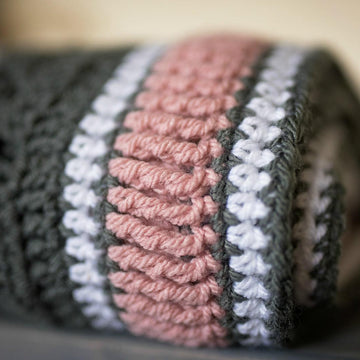 Champagne Blush Chevron