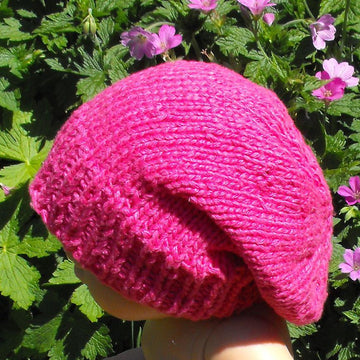 BABY SILKY SUPER SLOUCH HAT KNITTING PATTERN - MADMONKEYKNITS