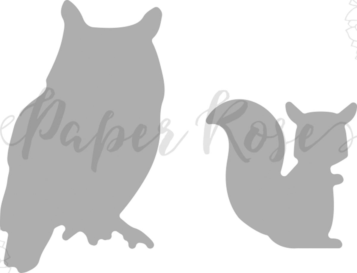 Paper Rose Dies - Owl & Squirrel