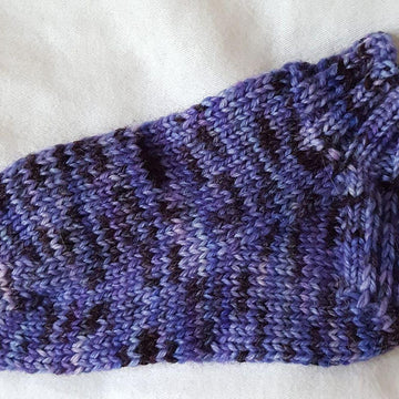 Cuff-down Size-inclusive Vanilla Shortie Socks