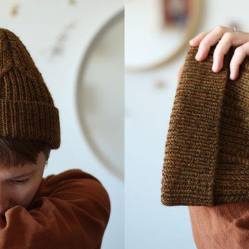 Grass whispers beanie