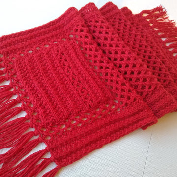 Flame Shawl with pockets