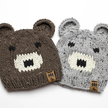 Bear Ears & Face Hat Baby Children Women