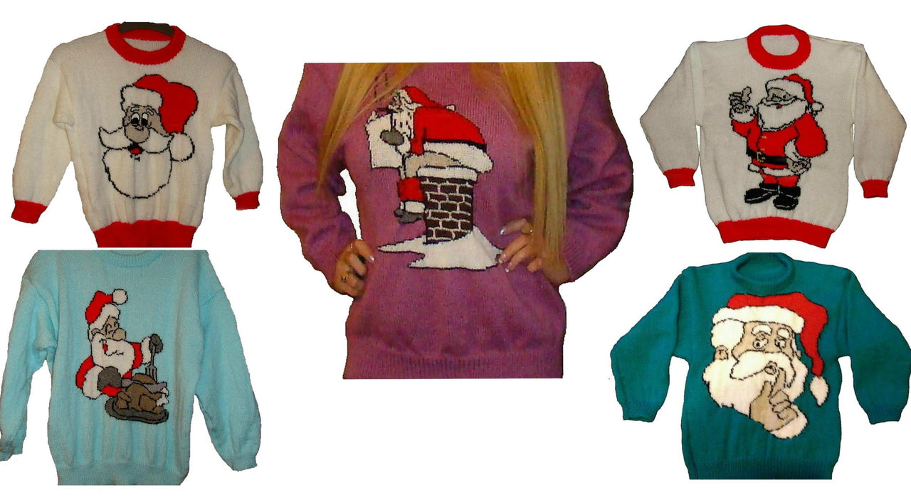 5 x Santa Plus Size Jumper / Sweater