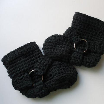 Biker Baby Booties