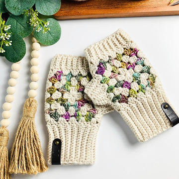 Elements Granny Square Gloves