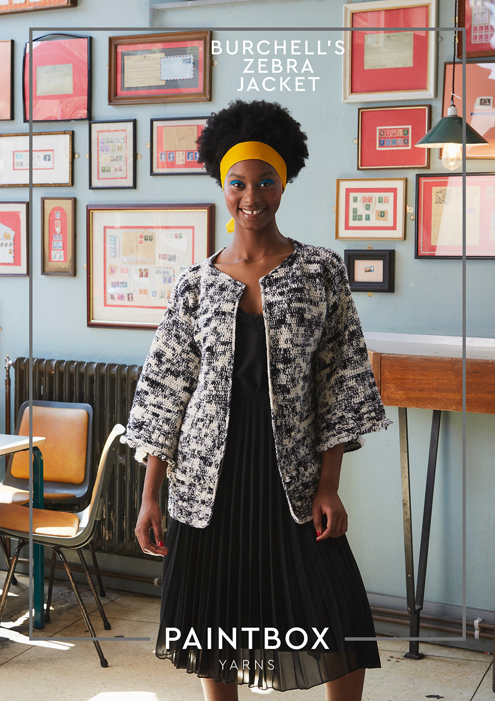 Burchell's Zebra Jacket - Free Crochet Pattern For Women in Paintbox Yarns