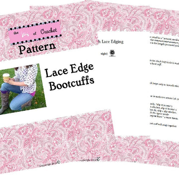 Lace Edge Boot Cuffs