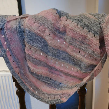 Bias Scarf Knitting Pattern #626