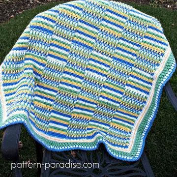 Posts & Stripes Blanket 12-115