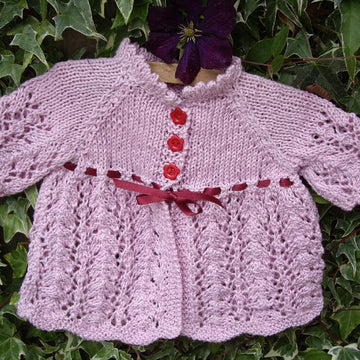 Short Sleeved Summer Baby Matinee Jacket