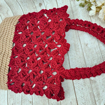 Flower Lace Tote Bag Crochet Pattern