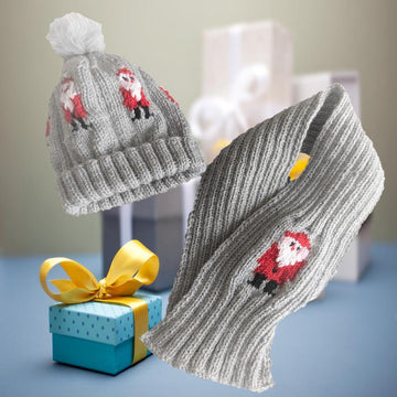 Santa Hat and Scarf Set