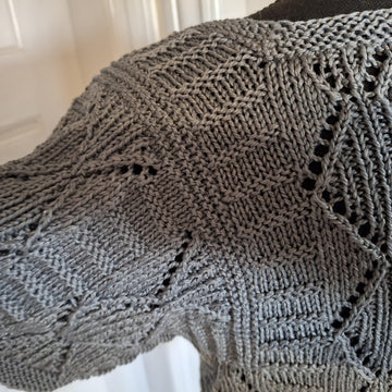 NAOMI, cotton jumper in lace pattern